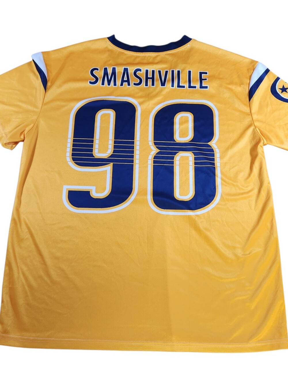 Nashville Predators Football Jersey Mens XL Smashville NHL Hockey SGA 3/11/25